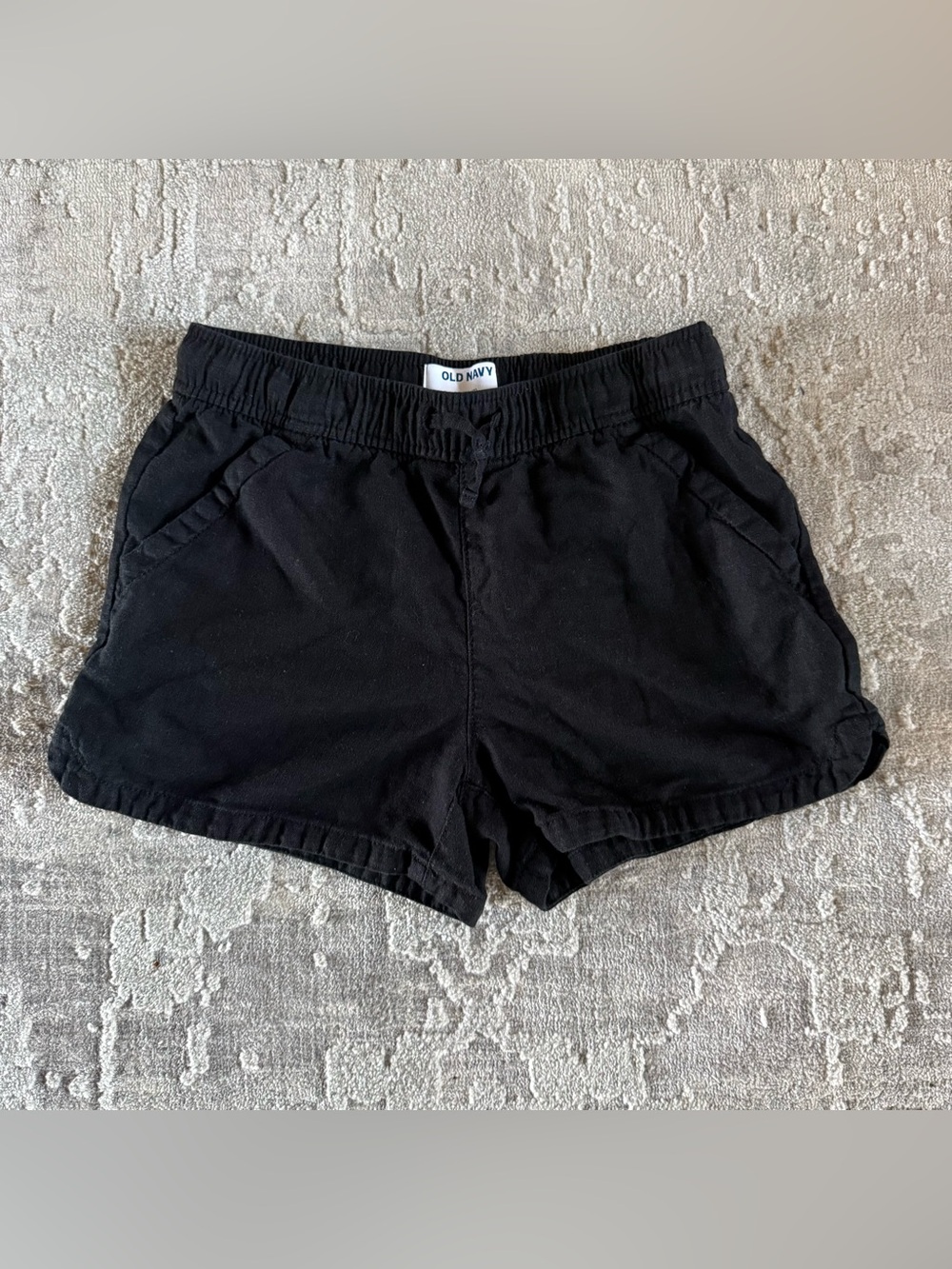 Old Navy kids Black Casual Drawstring Waist Shorts size L